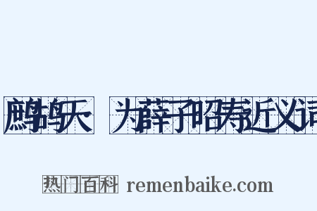 鹧鸪天·为薛子昭寿近义词是什么意思的图片